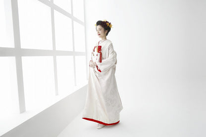 四君子:着付け1点(お引上げ込) 【結婚式 和装 白無垢 レンタル】