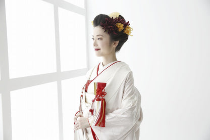 四君子:着付け1点(お引上げ込) 【結婚式 和装 白無垢 レンタル】