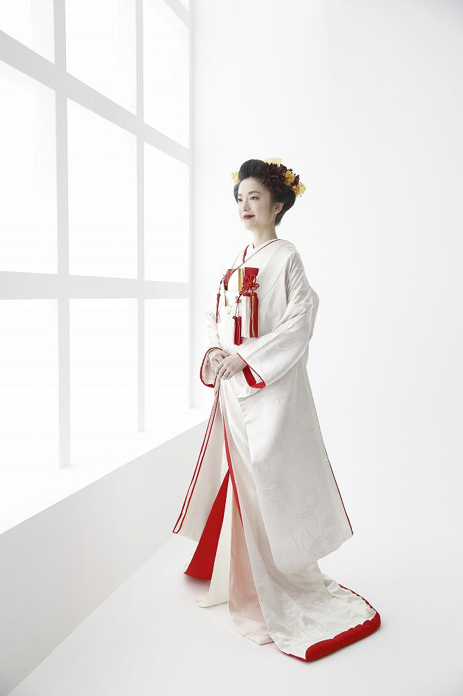 四君子:着付け1点(お引上げ込) 【結婚式 和装 白無垢 レンタル】