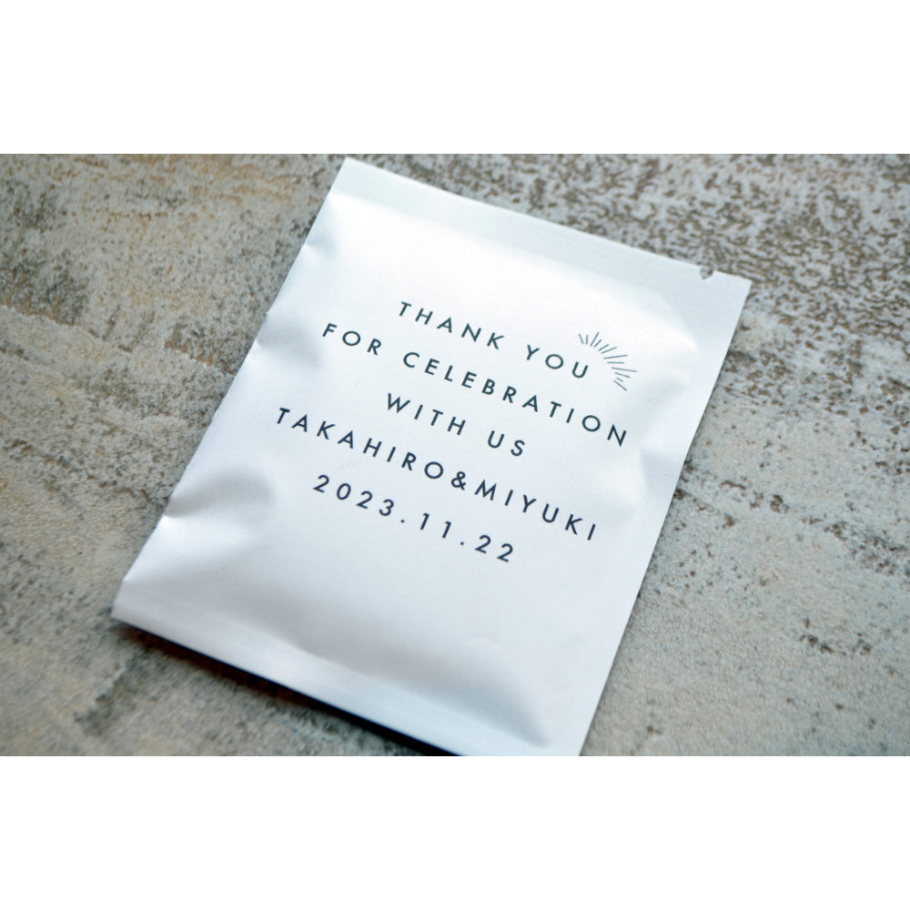 オリジナルお名前・メッセージ入りドリップバッグ 【結婚式 プチギフト 飲み物 オーダーメイド】