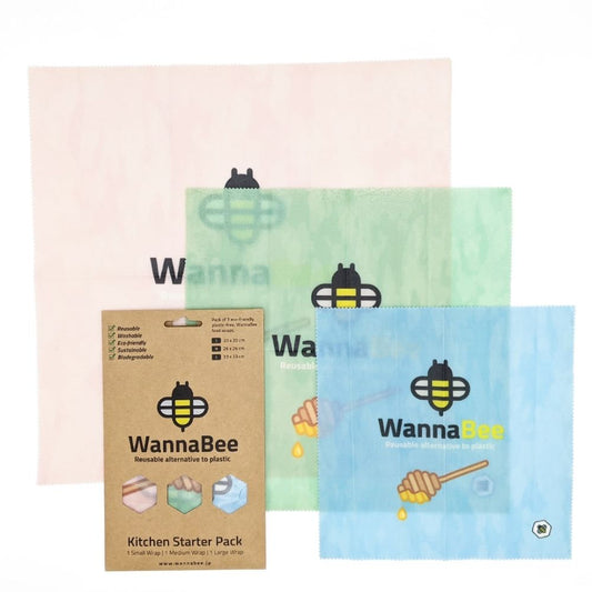 蜜蝋ラップ Delight柄 3枚入りセット(S・M・L) 【結婚式 ギフト 引き出物 キッチン用品】