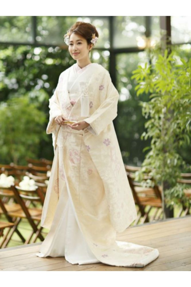 桜可憐:着付け1点(お引上げ込) 【結婚式 和装 白無垢 レンタル】