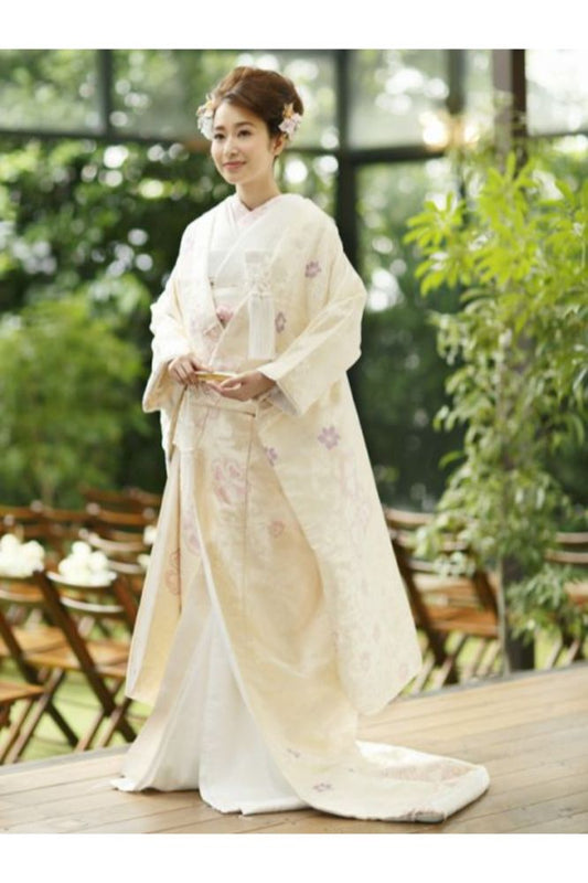 桜可憐:着付け1点(お引上げ込) 【結婚式 和装 白無垢 レンタル】