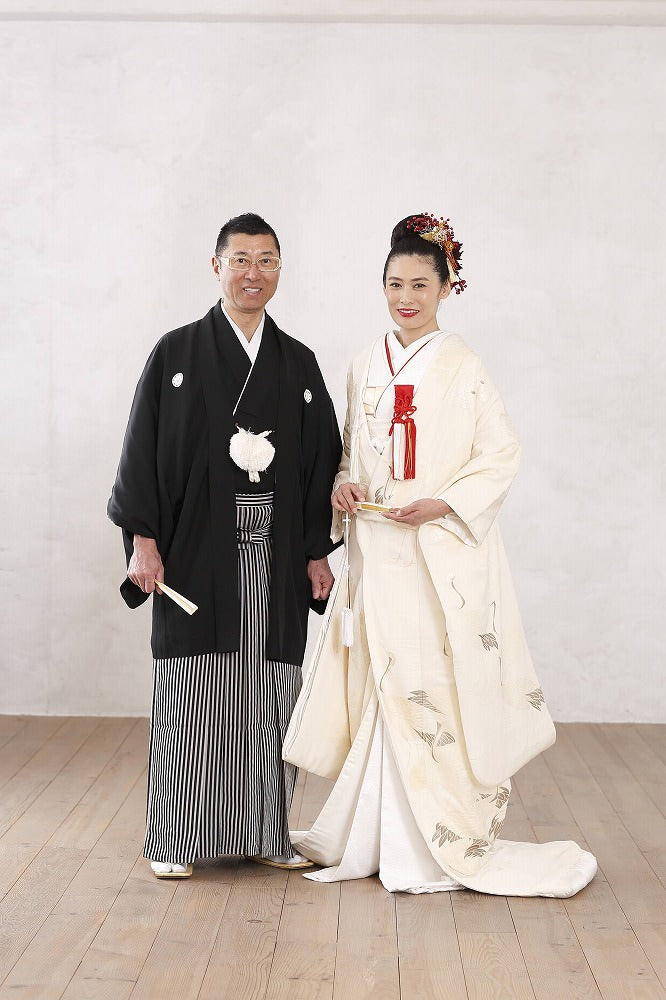 冠鶴祥:着付け1点(お引上げ込) 【結婚式 和装 白無垢 レンタル】