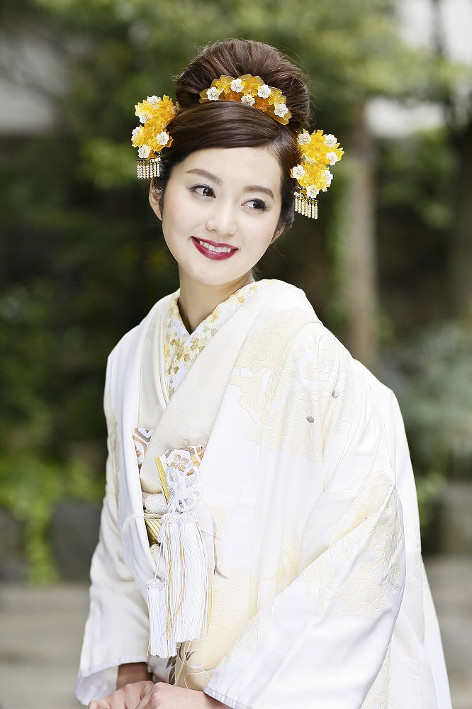 冠鶴祥:着付け1点(お引上げ込) 【結婚式 和装 白無垢 レンタル】