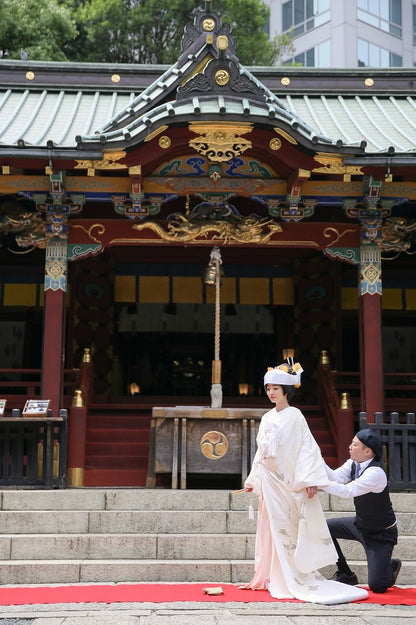 冠鶴祥:着付け1点(お引上げ込)　【結婚式　和装　白無垢　レンタル】