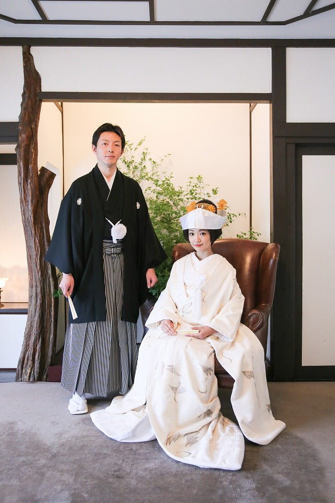 冠鶴祥:着付け1点(お引上げ込) 【結婚式 和装 白無垢 レンタル】