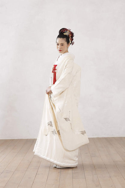 冠鶴祥:着付け1点(お引上げ込) 【結婚式 和装 白無垢 レンタル】