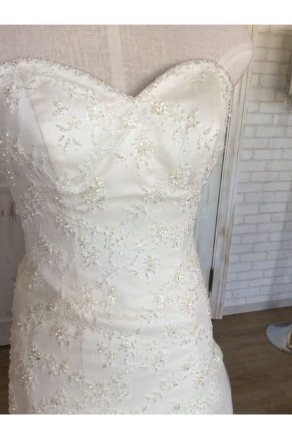 【SALE】白ドレス スレンダーライン 【販売衣装】