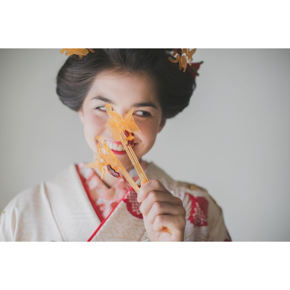 白地疋田古典鶴 【結婚式 和装 引き振袖 レンタル】