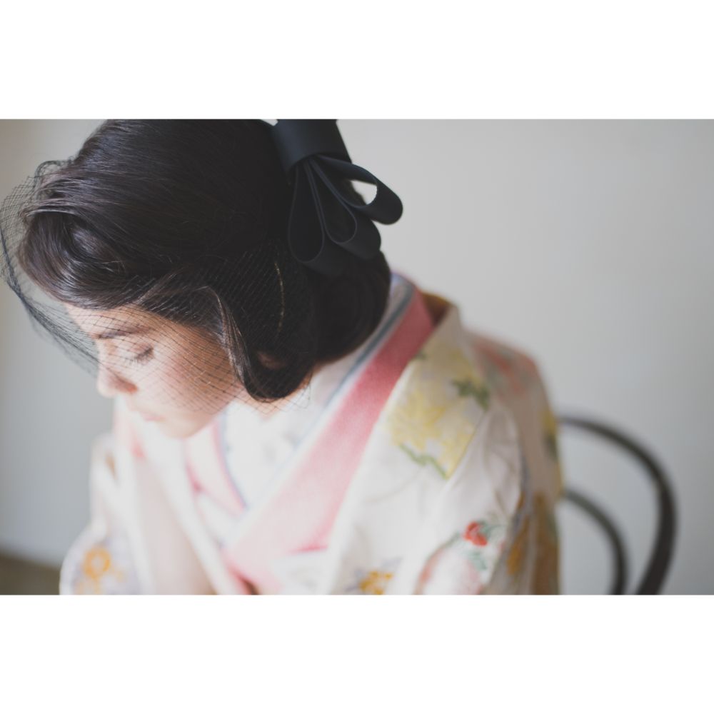 白地七宝花丸紋 【結婚式 和装 色打掛 レンタル】