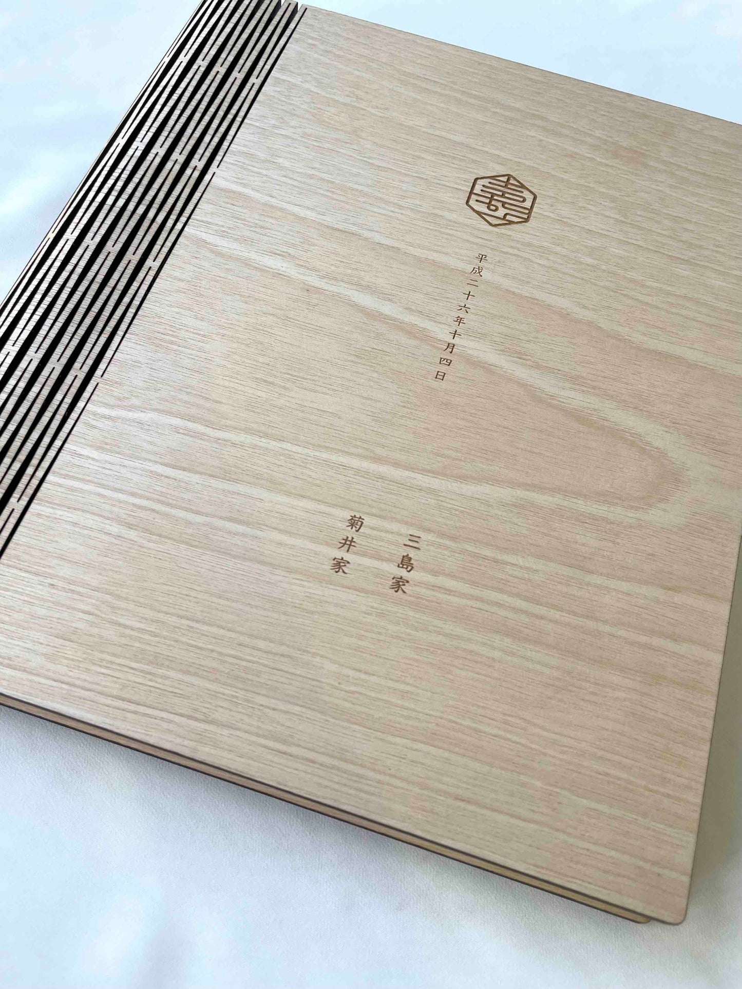 木のウェディングアルバム バーチ 20ページ30カット 【結婚式 写真 アルバム オーダーメイド】