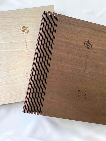 木のウェディングアルバム バーチ 20ページ30カット 【結婚式 写真 アルバム オーダーメイド】