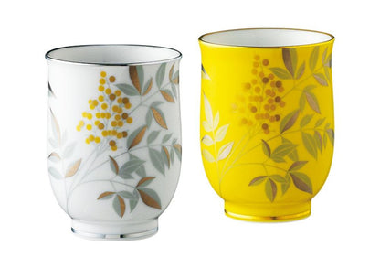 燦彩南天(さんさいなんてん)組湯のみ 【結婚式 ギフト 引き出物 食器類】