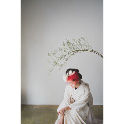 友禅千寿飛翔鶴 【結婚式 和装 白無垢 レンタル】