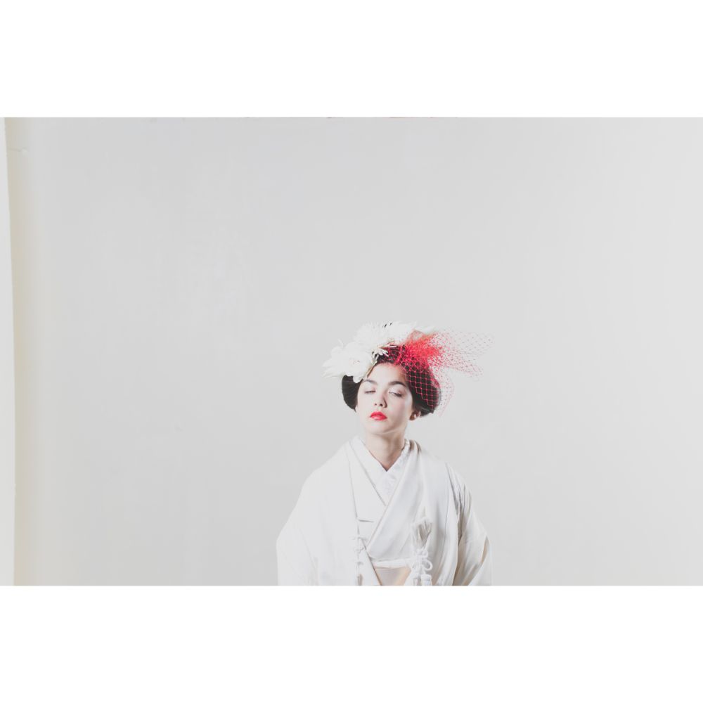 友禅千寿飛翔鶴 【結婚式 和装 白無垢 レンタル】