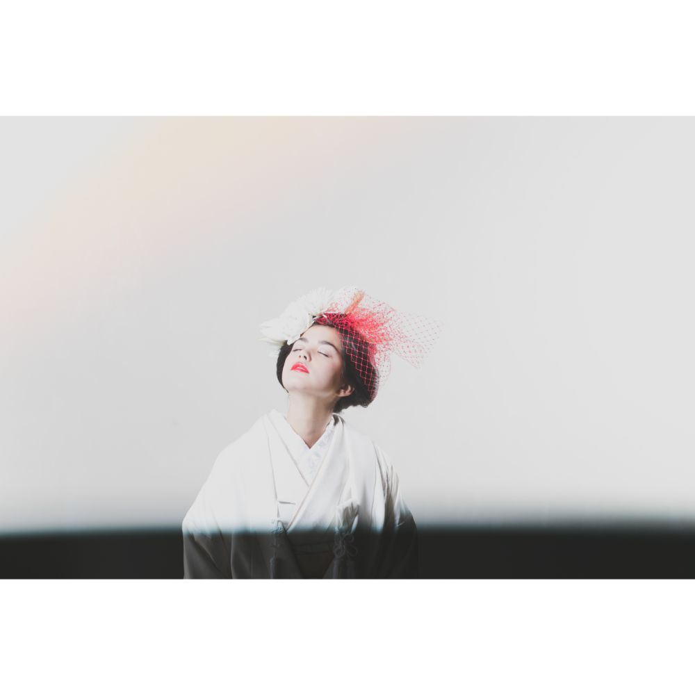 友禅千寿飛翔鶴 【結婚式 和装 白無垢 レンタル】