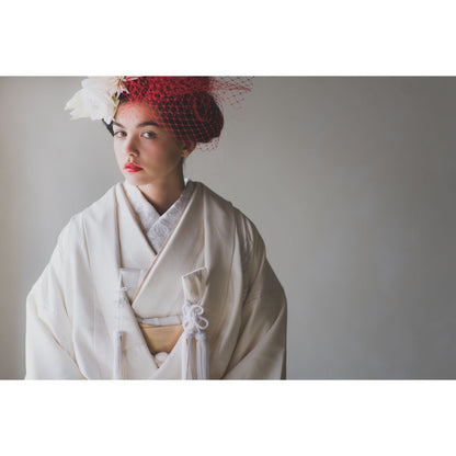 友禅千寿飛翔鶴 【結婚式 和装 白無垢 レンタル】