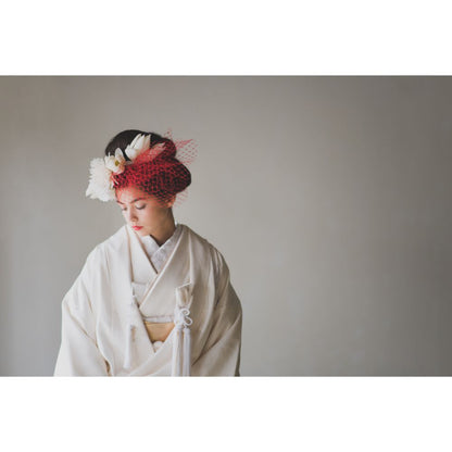 友禅千寿飛翔鶴 【結婚式 和装 白無垢 レンタル】