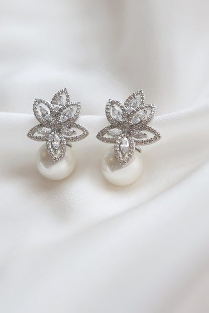 【ピアス】ジルコニアピアス ~ブライダルピアス~ ≪ZP-03≫ 【結婚式 ピアス イヤリング】