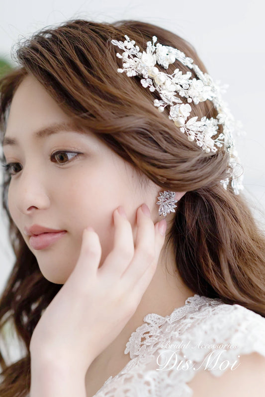 【ピアス・イヤリング】ジルコニアピアス/イヤリング ~ブライダルピアス/ブライダルイヤリング~ ≪ZP-07/ZE-07≫ 【結婚式 ピアス イヤリング】