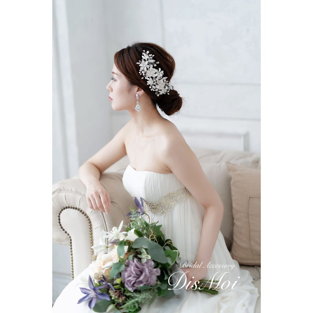 【ピアス・イヤリング】ジルコニアピアス/イヤリング ~ブライダルピアス/ブライダルイヤリング~ ≪ZP-12/ZE-12≫ 【結婚式 ピアス イヤリング】
