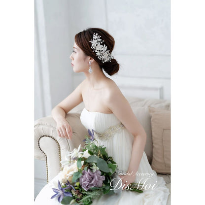 【ピアス・イヤリング】ジルコニアピアス/イヤリング ~ブライダルピアス/ブライダルイヤリング~ ≪ZP-12/ZE-12≫ 【結婚式 ピアス イヤリング】