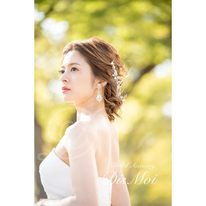【ピアス・イヤリング】ジルコニアピアス/イヤリング ~ブライダルピアス/ブライダルイヤリング~ ≪ZP-12/ZE-12≫ 【結婚式 ピアス イヤリング】