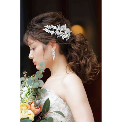 【ピアス・イヤリング】ジルコニアピアス/イヤリング ~ブライダルピアス/ブライダルイヤリング~ ≪ZP-15/ZE-15≫ 【結婚式 ピアス イヤリング】