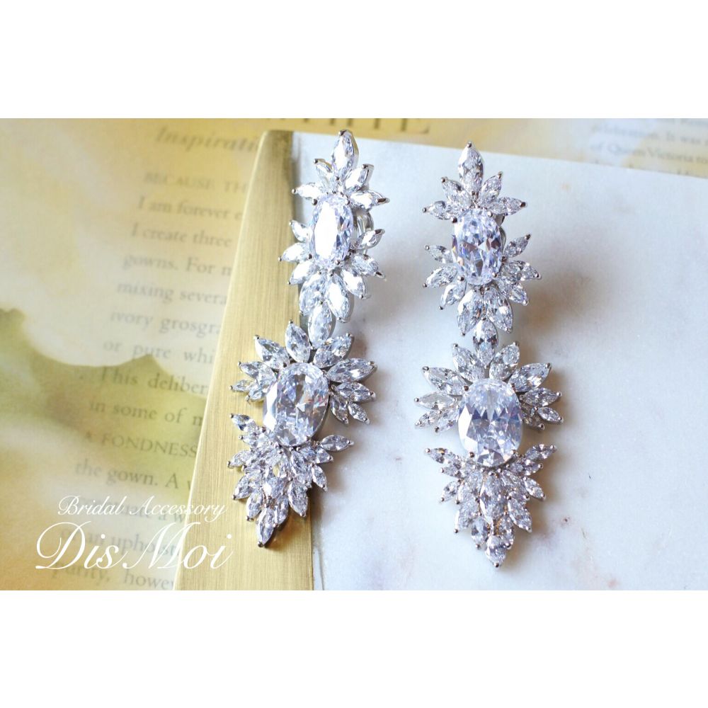 ジルコニアピアス ~ブライダルピアス~ ≪ZP-19≫ 【結婚式 ピアス】