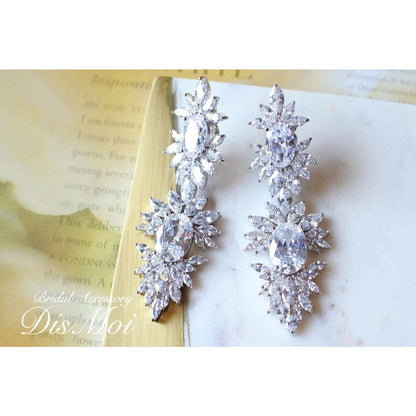 ジルコニアピアス ~ブライダルピアス~ ≪ZP-19≫ 【結婚式 ピアス】