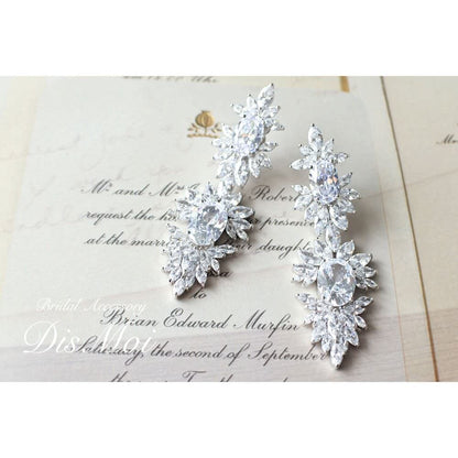 ジルコニアピアス ~ブライダルピアス~ ≪ZP-19≫ 【結婚式 ピアス】