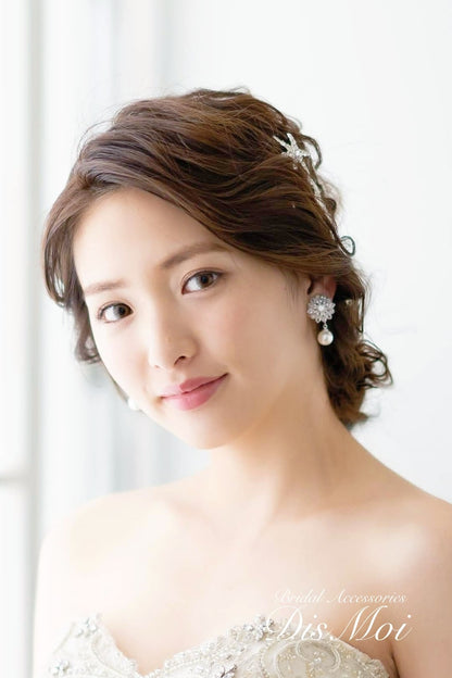 【ピアス・イヤリング】ジルコニアピアス/イヤリング~ブライダルピアス/イヤリング~ ≪ZP-23/ZE-23≫ 【結婚式 ピアス イヤリング】