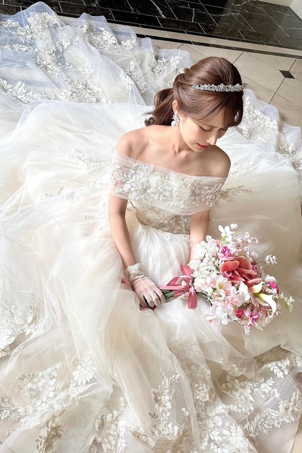 ジルコニアピアス/イヤリング ~ブライダルピアス/ブライダルイヤリング~ ≪ZP-32/ZE-32≫ 【結婚式 ピアス イヤリング】