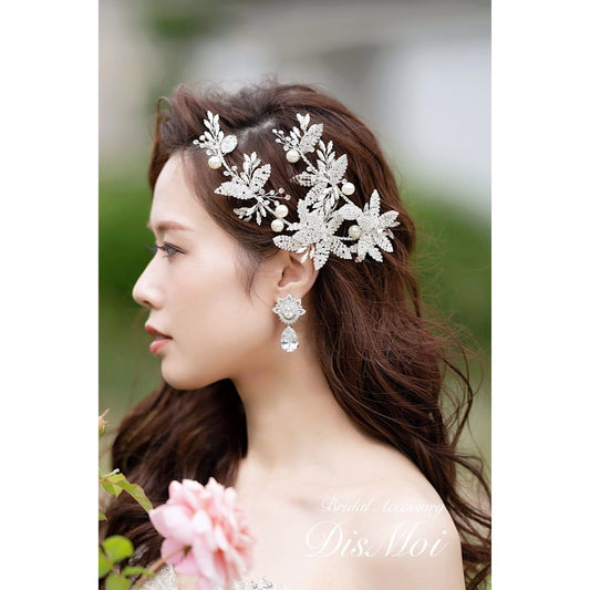 【ピアス・イヤリング】ジルコニアピアス/イヤリング ~ブライダルピアス/ブライダルイヤリング~ ≪ZP-33/ZE-33≫ 【結婚式 ピアス イヤリング】