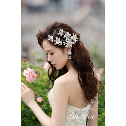 【ピアス・イヤリング】ジルコニアピアス/イヤリング ~ブライダルピアス/ブライダルイヤリング~ ≪ZP-33/ZE-33≫ 【結婚式 ピアス イヤリング】