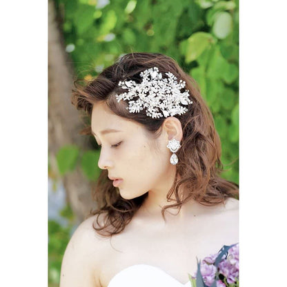 【ピアス・イヤリング】ジルコニアピアス/イヤリング ~ブライダルピアス/ブライダルイヤリング~ ≪ZP-33/ZE-33≫ 【結婚式 ピアス イヤリング】