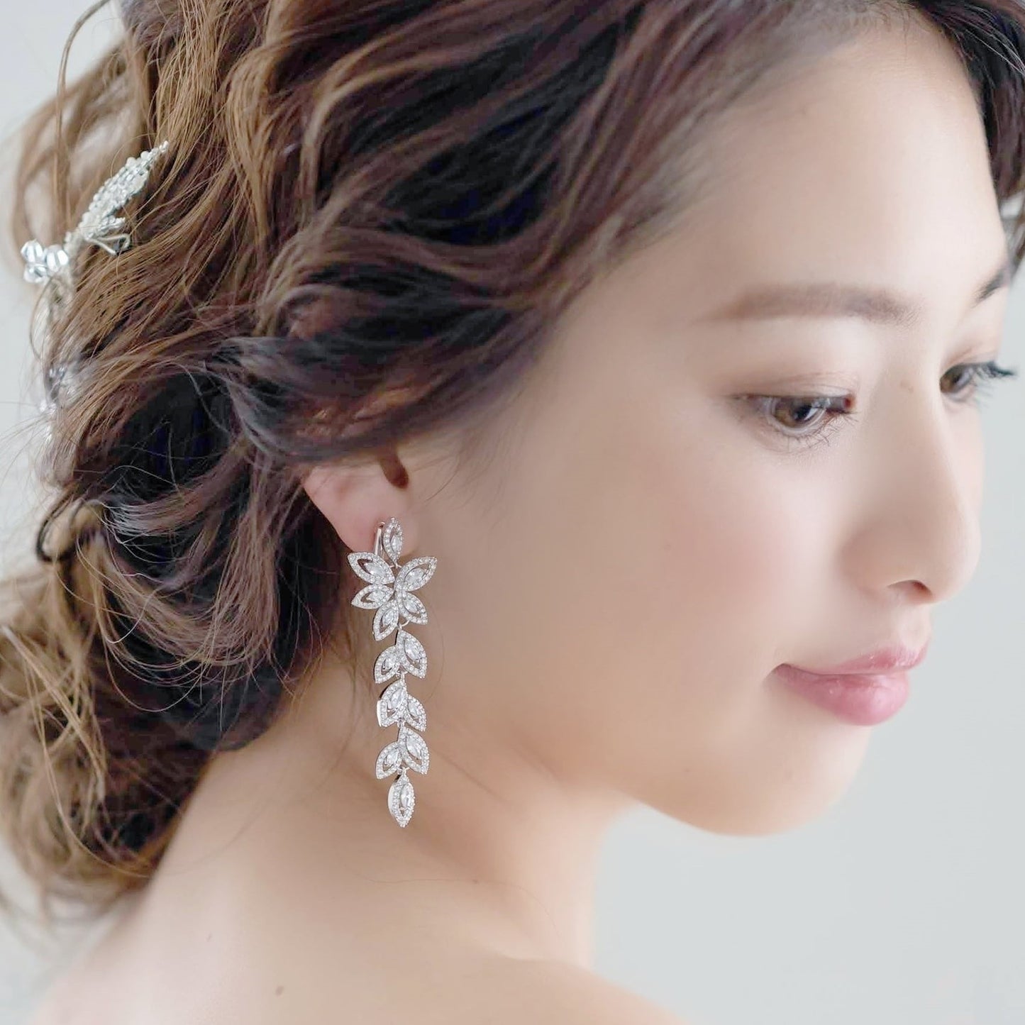 【ピアス】ジルコニアピアス ≪ZP-41≫ 【結婚式　ピアス　イヤリング】