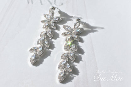 【ピアス】ジルコニアピアス ≪ZP-41≫ 【結婚式 ピアス イヤリング】