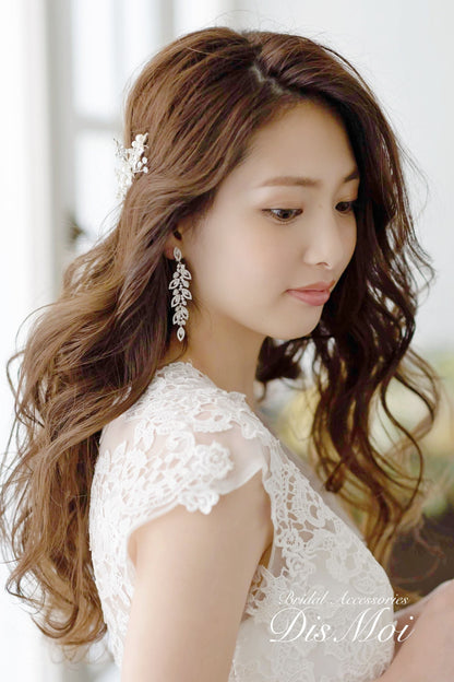 【ピアス】ジルコニアピアス ≪ZP-42≫ 【結婚式 ピアス イヤリング】