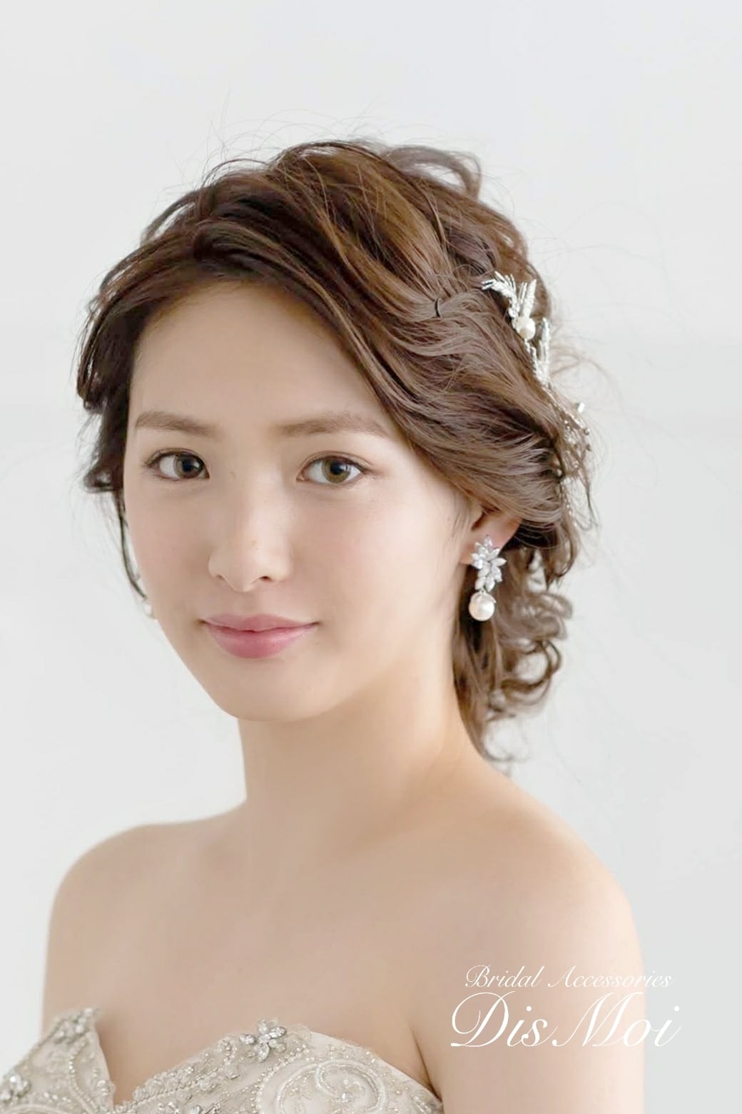 【ピアス・イヤリング】ジルコニアピアス/イヤリング silver ≪ZP-45/ZE-45≫ 【結婚式 ピアス イヤリング】