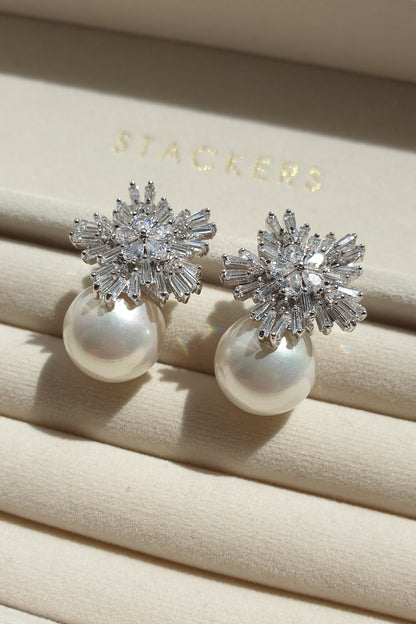 【ピアス】ジルコニアピアス～ ブライダルピアス ～ ≪ZP-56≫ 【結婚式 ピアス イヤリング】