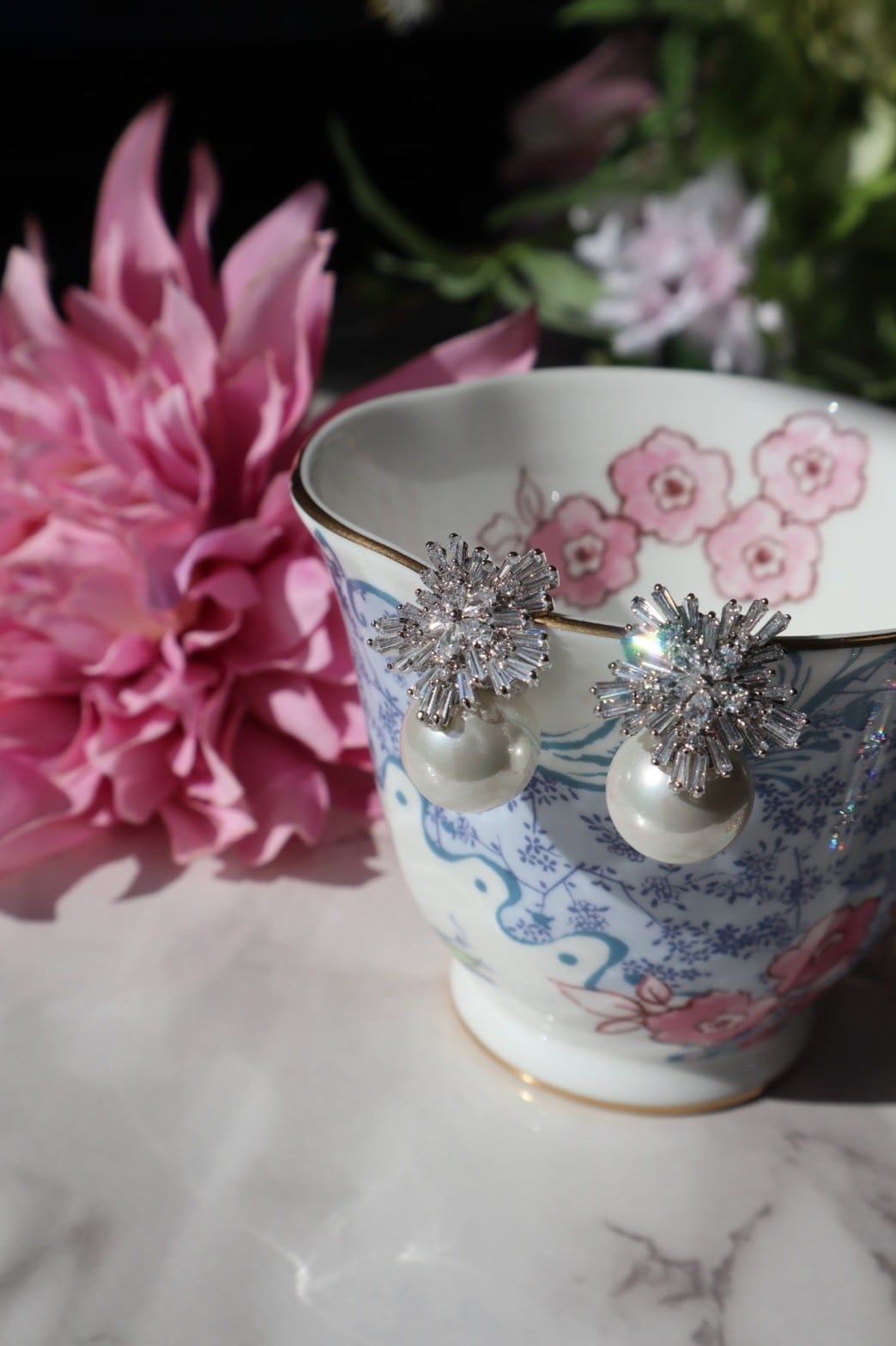 【ピアス】ジルコニアピアス～ ブライダルピアス ～ ≪ZP-56≫ 【結婚式 ピアス イヤリング】