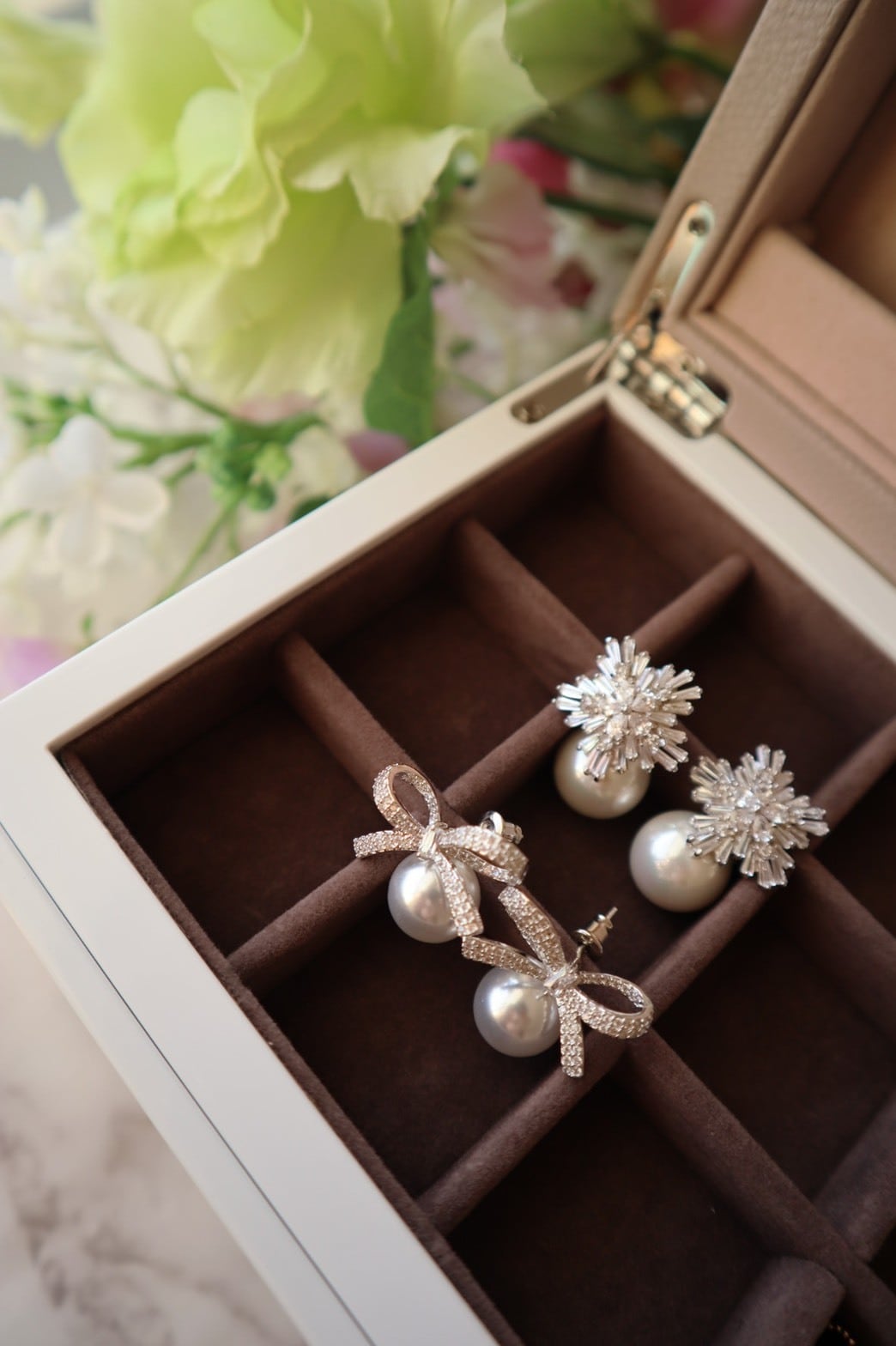 【ピアス】ジルコニアピアス～ ブライダルピアス ～ ≪ZP-56≫ 【結婚式 ピアス イヤリング】