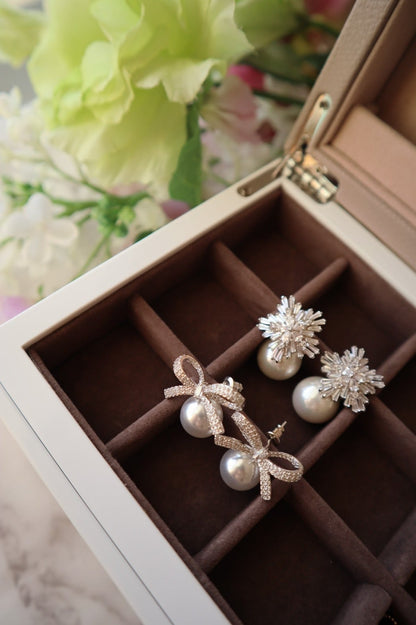 【ピアス】ジルコニアピアス～ ブライダルピアス ～ ≪ZP-56≫ 【結婚式 ピアス イヤリング】