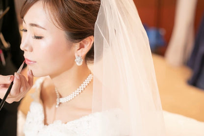 【ピアス】ジルコニアピアス～ ブライダルピアス ～ ≪ZP-56≫ 【結婚式 ピアス イヤリング】