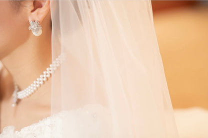 【ピアス】ジルコニアピアス～ ブライダルピアス ～ ≪ZP-56≫ 【結婚式 ピアス イヤリング】