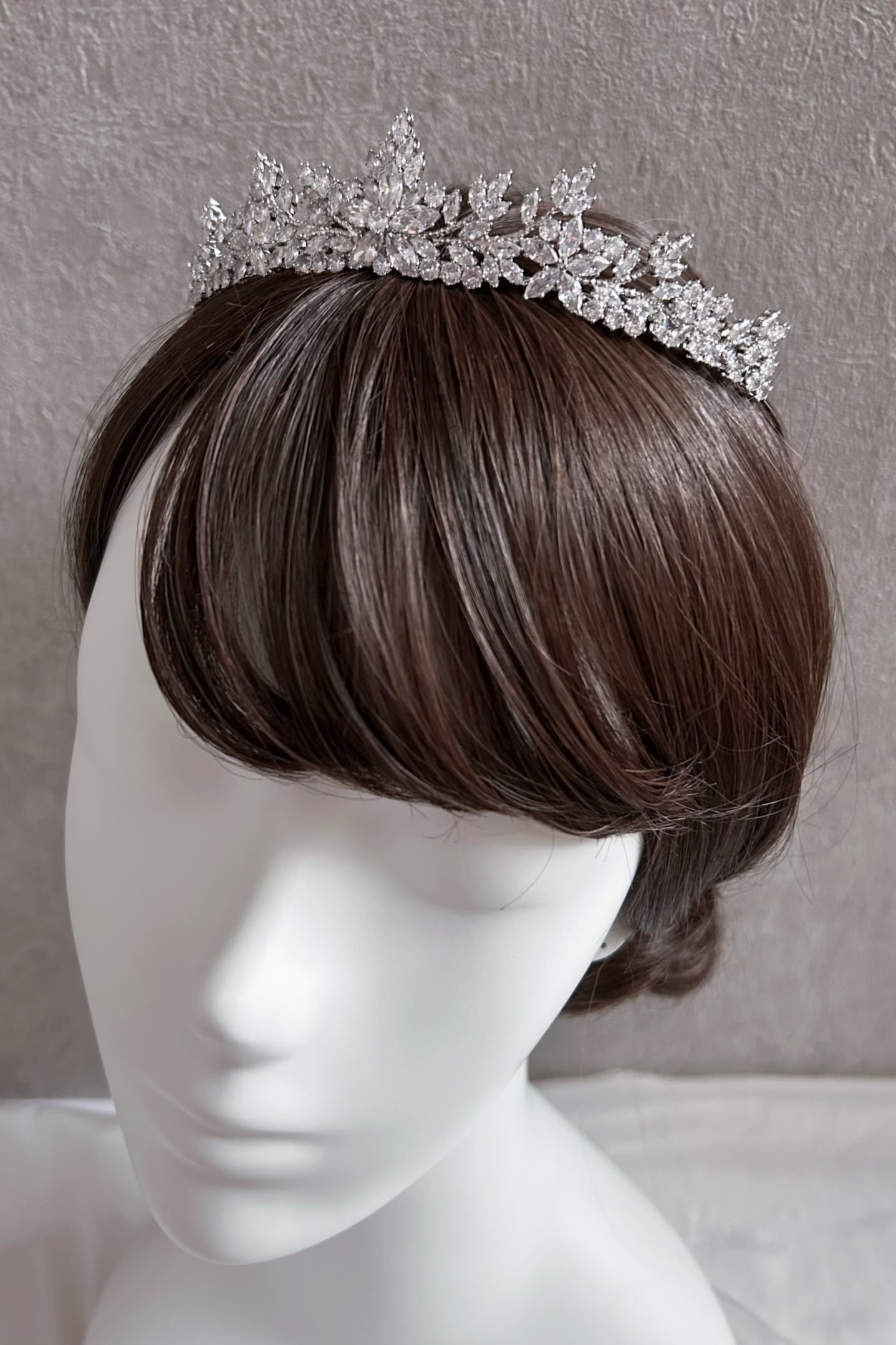 ジルコニアティアラ ~ブライダルティアラ~ ≪ZT-10≫【結婚式 ヘアアクセサリー】