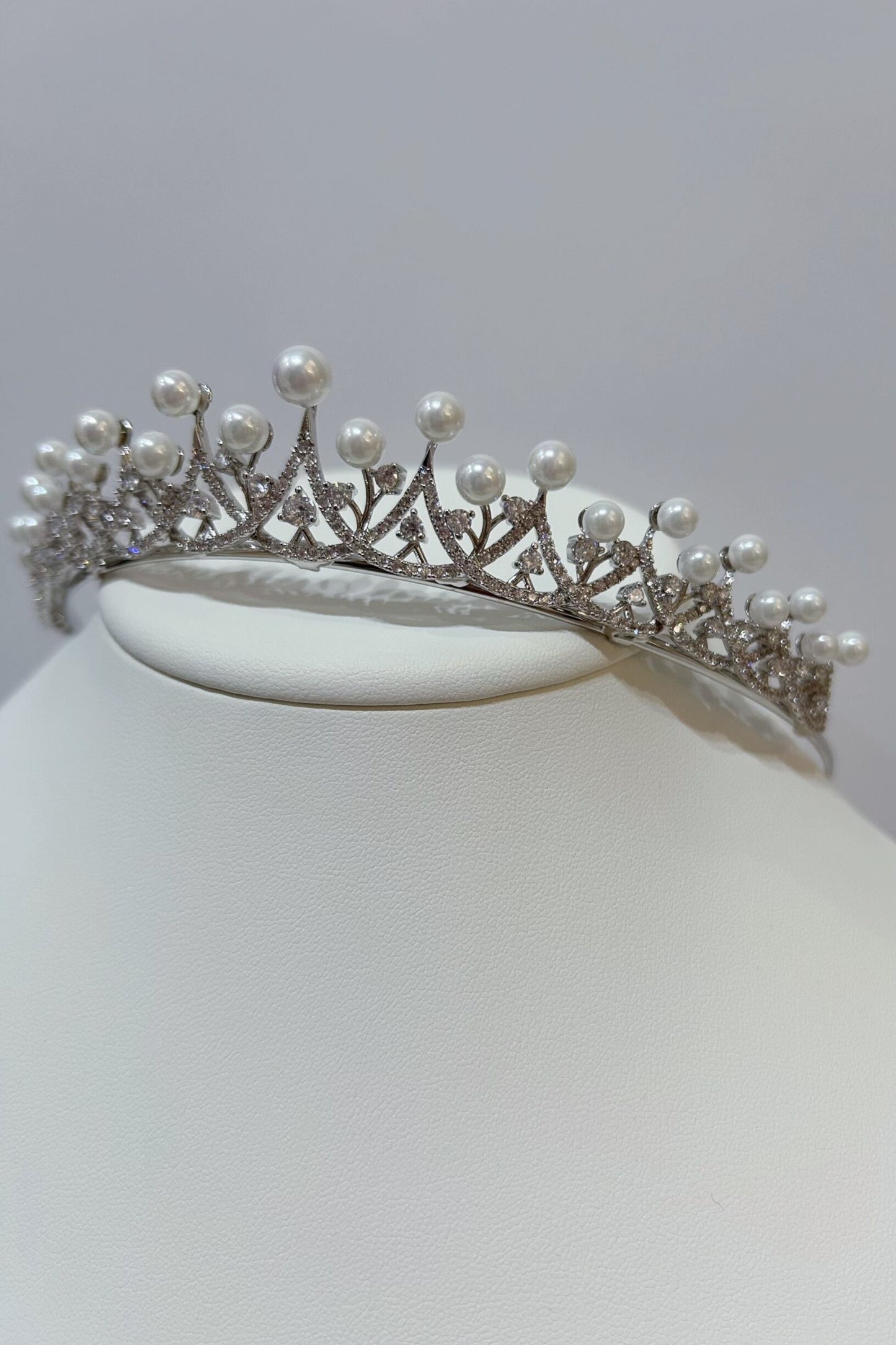 ジルコニアティアラ ~ブライダルティアラ~ ≪ZT-13≫【結婚式 ヘアアクセサリー】