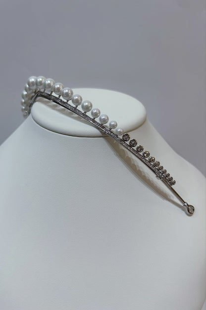 ジルコニアティアラ ~ブライダルティアラ~ ≪ZT-14≫【結婚式 ヘアアクセサリー】